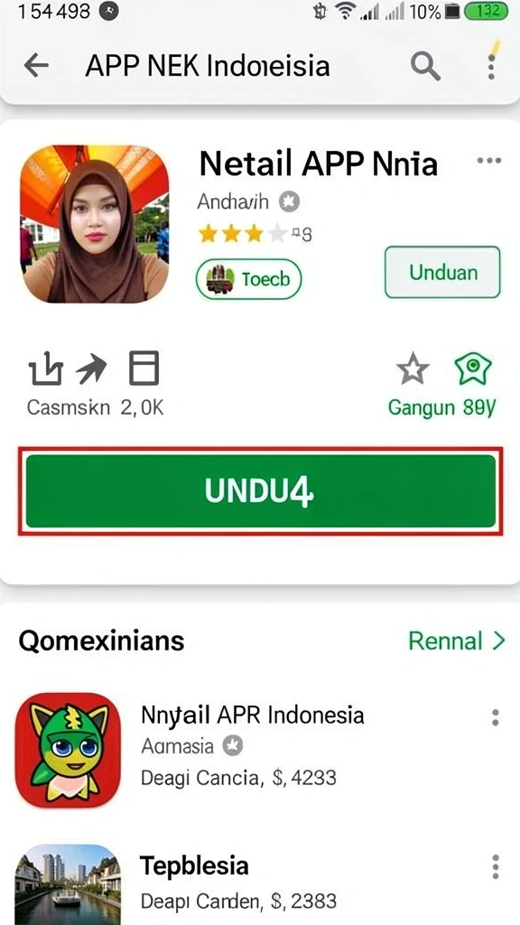 nusabet - Tampilan antarmuka yang menarik dan mudah dinavigasi.